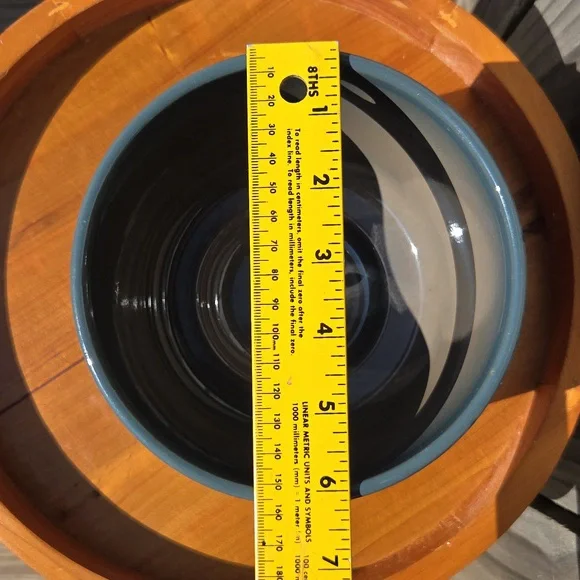 Handmade Glazed Ceramic Pottery 6" Planter - Picture 7 of 8